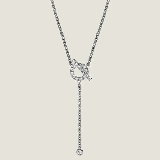 [Mystic]FINESSE SILVER DIAMOND NECKLACE