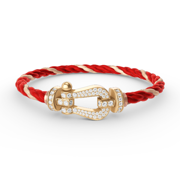 [Mystic]FORCE LARGE HORSESHOE FULL DIAMOND BRACELET GOLD
