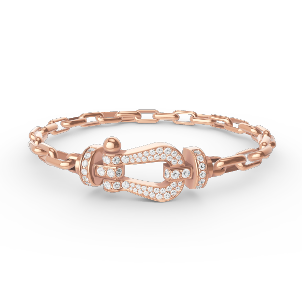 [Mystic Crown]FORCE LARGE HORSESHOE CLASP  METAL BRACELET