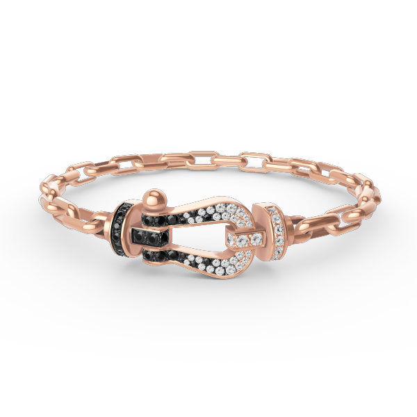 [Mystic]FORCE LARGE HORSESHOE CLASP  METAL BRACELET