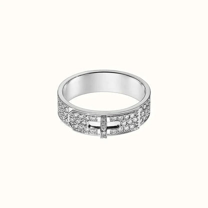 [Mystic]KELLY SILVER DIAMOND RING