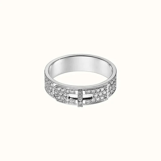 [Mystic]KELLY SILVER DIAMOND RING
