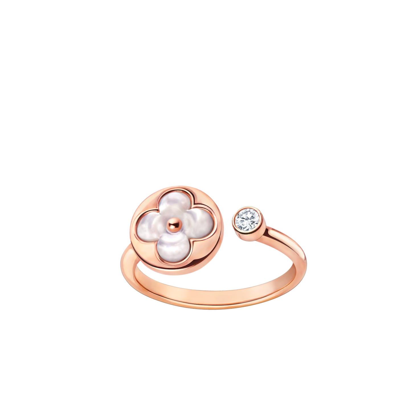 [Mystic]SUN 1 DIAMOND PINK MOP RING