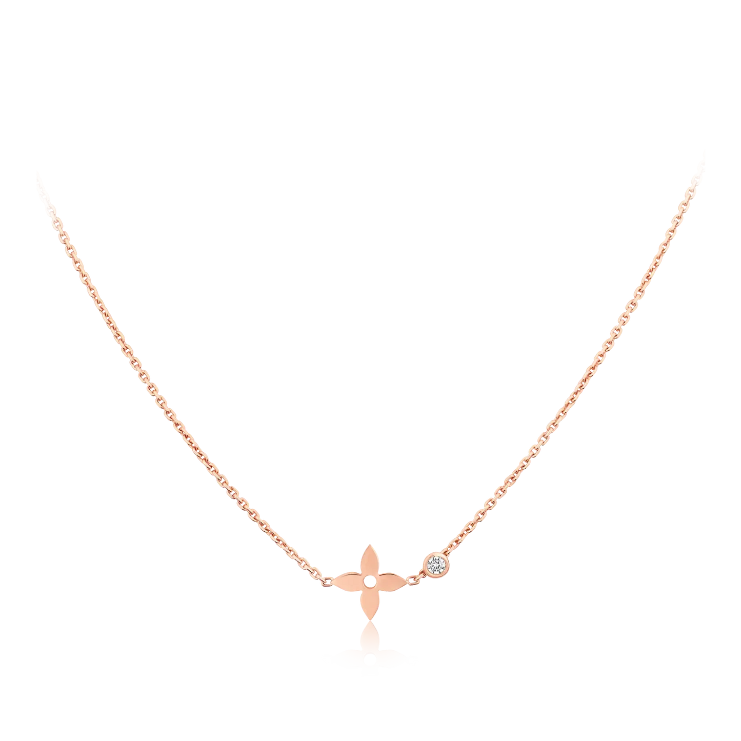 [Mystic]BLOSSOM PENDANT PINK GOLD AND DIAMOND