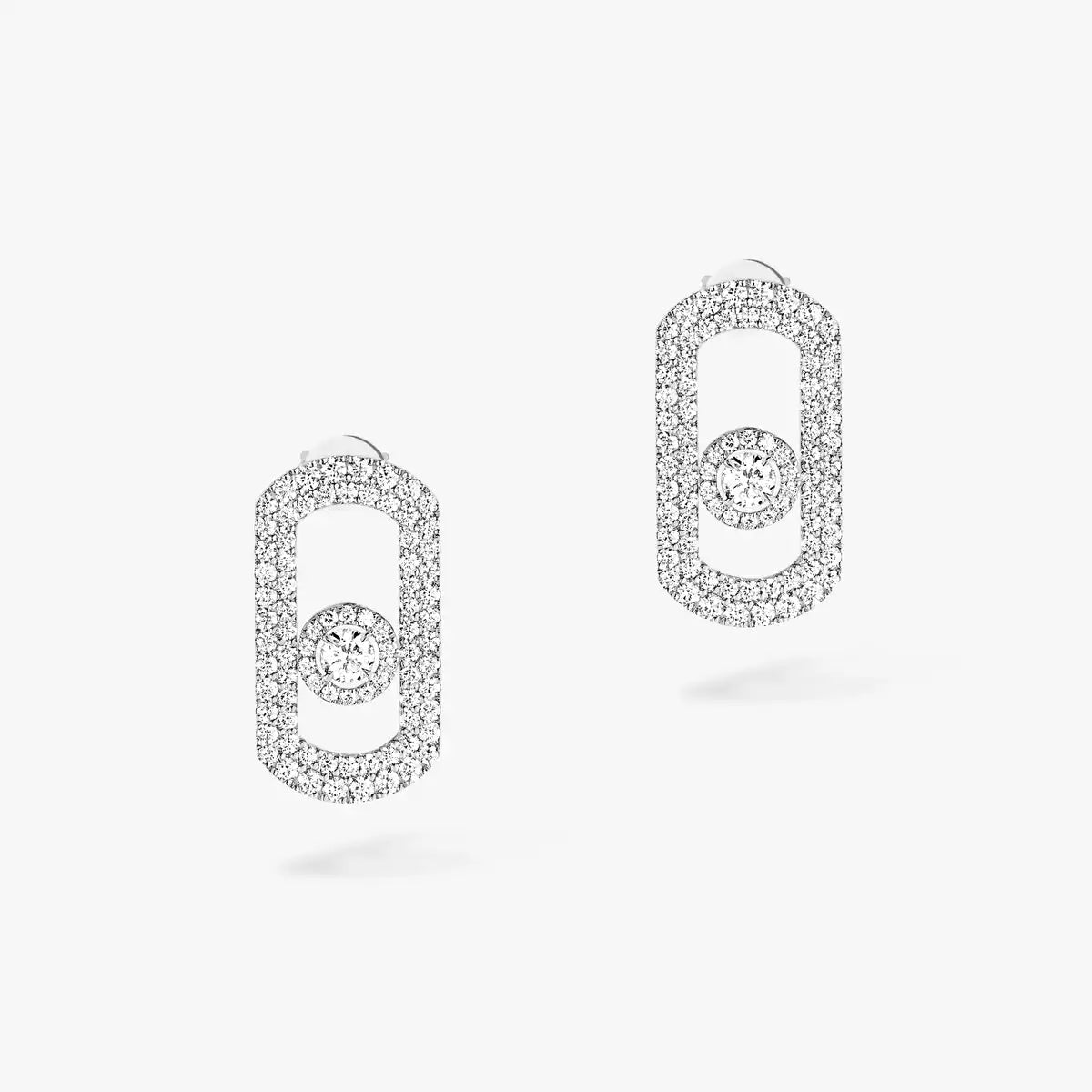 [Mysitc] So Move Pave_-Set Diamond Earrings in Silver