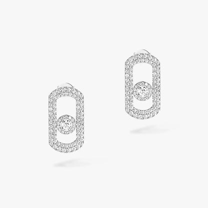 [Mysitc] So Move Pave_-Set Diamond Earrings in Silver