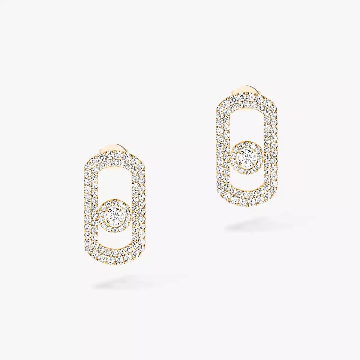[Mysitc] So Move Pave_-Set Diamond Earrings in Silver