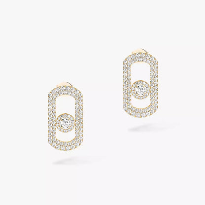 [Mysitc] So Move Pave_-Set Diamond Earrings in Silver