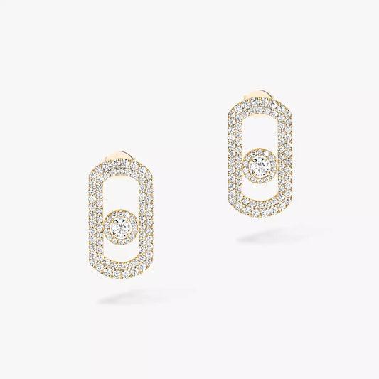 [Mysitc] So Move Pave_-Set Diamond Earrings in Silver