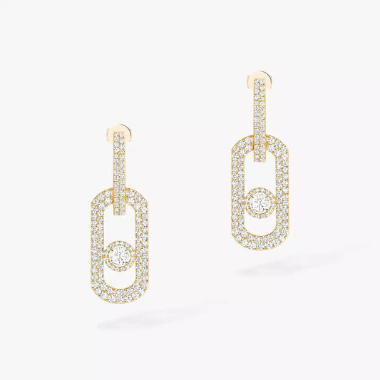 [Mysitc] So Move XL Pave_-Set Diamond Pendant Earrings