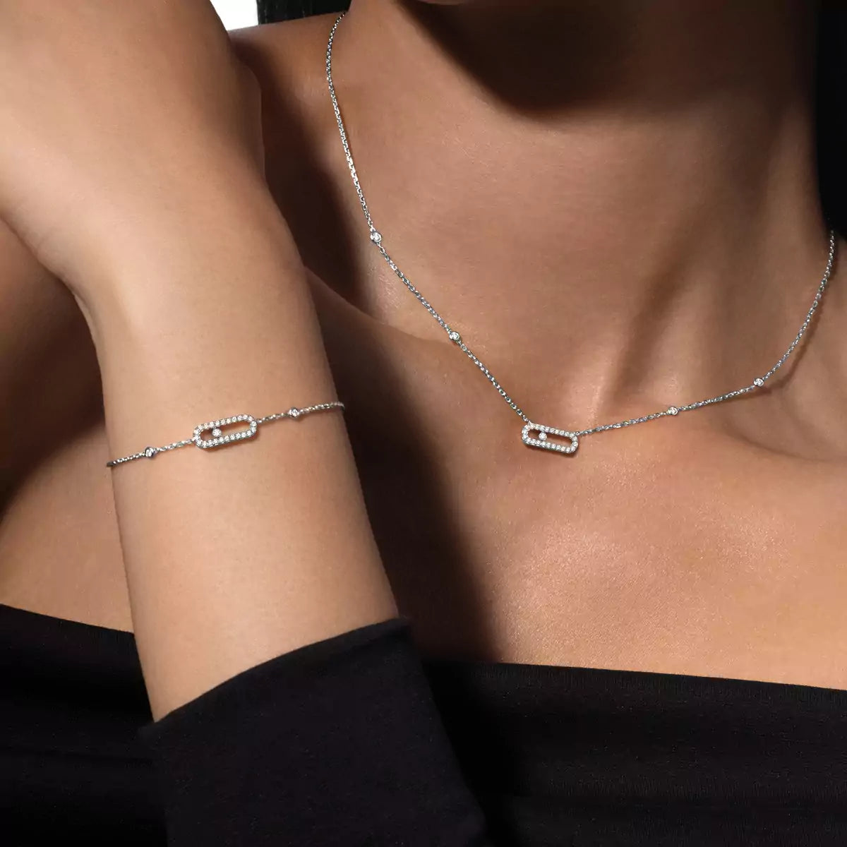 [Mysitc] Diamond Necklace Move Uno