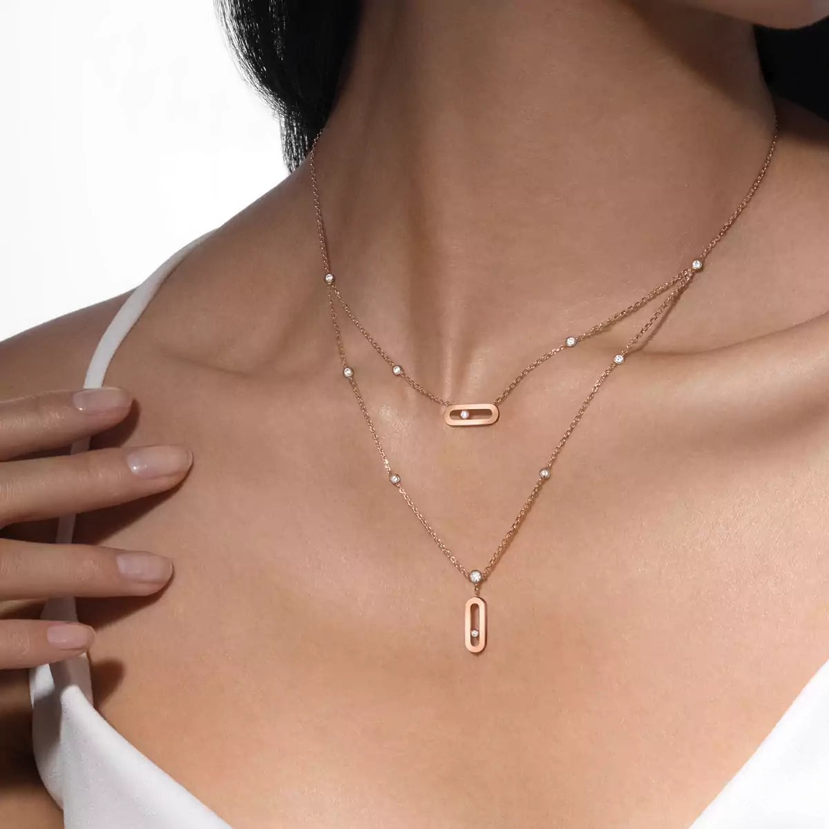 [Mysitc]  Move Uno Diamond Necklace