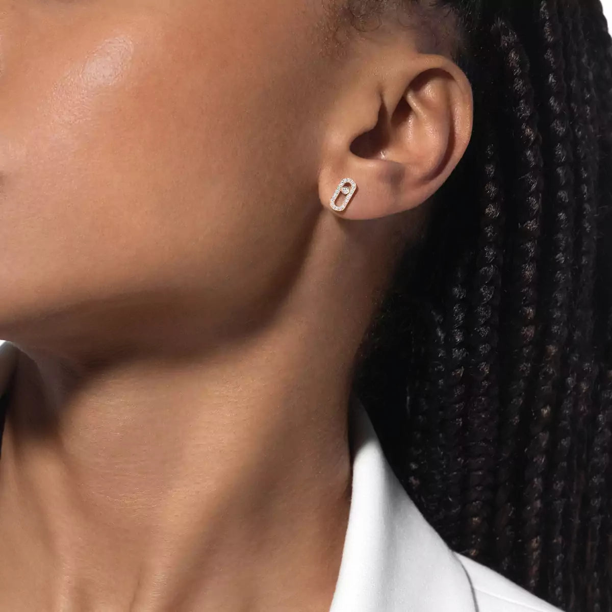 [Mysitc] Move Uno Diamond Earrings