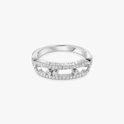 [Mysitc]  Baby Move Gold Diamond Pave_ Ring
