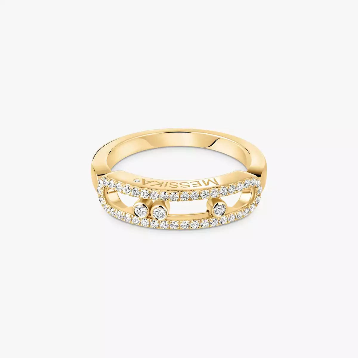 [Mysitc]  Baby Move Gold Diamond Pave_ Ring