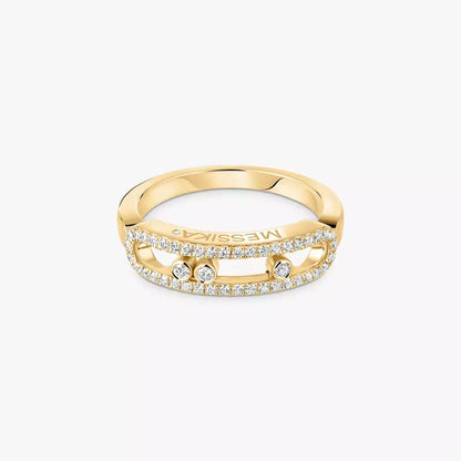 [Mysitc]  Baby Move Gold Diamond Pave_ Ring