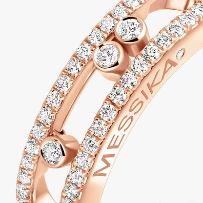 [Mysitc]  Baby Move Gold Diamond Pave_ Ring