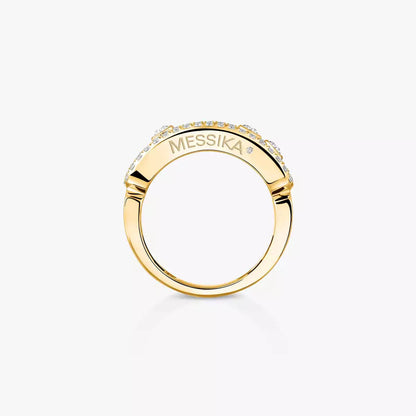 [Mysitc]  Move Gold Diamond Pave_ Ring