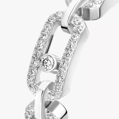 [Mysitc] Move Link Pave_-Set Diamond Ring in Gold