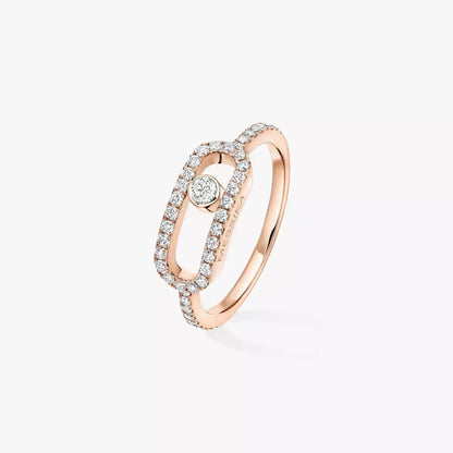 [Mysitc] Move Uno Diamond Ring in Gold