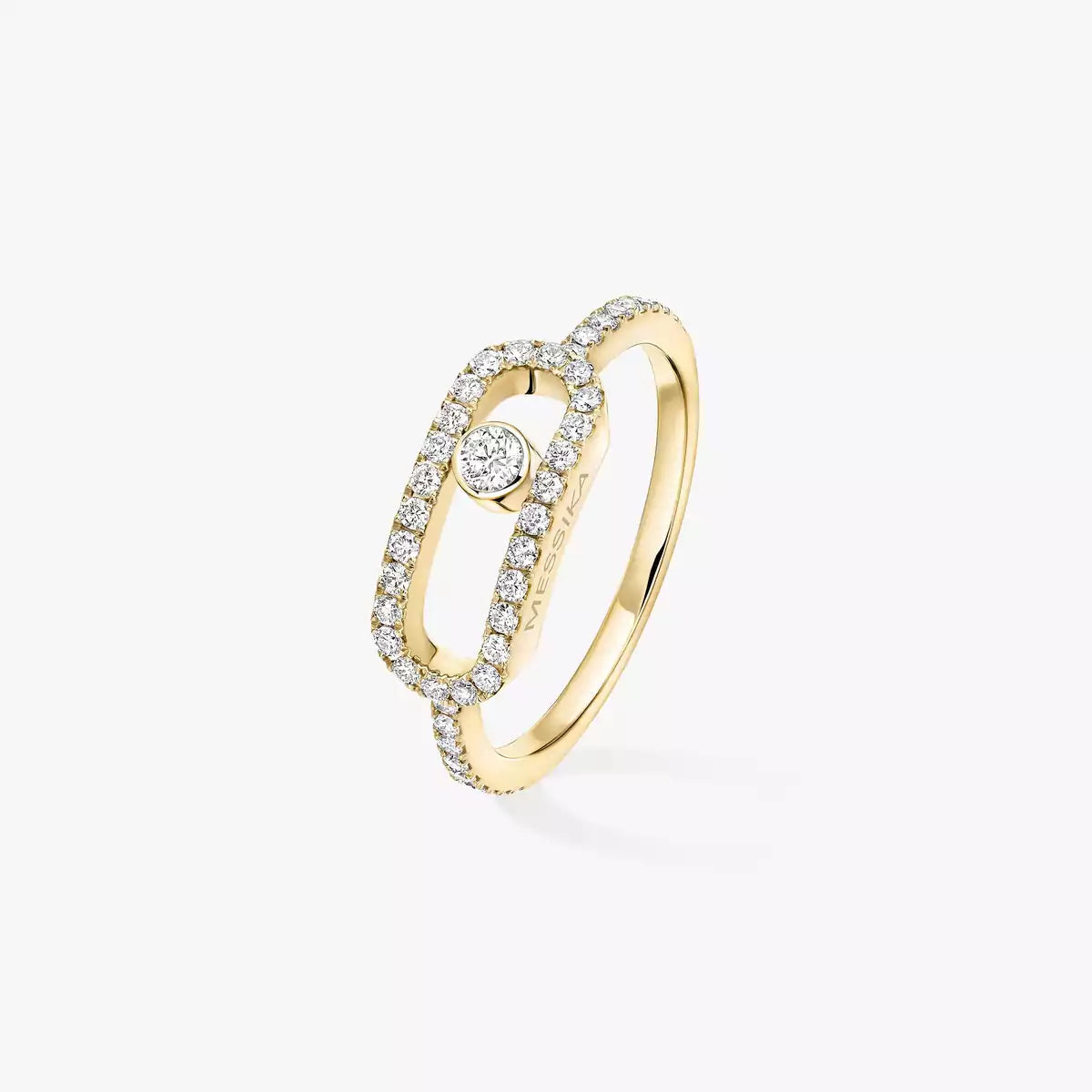 [Mysitc] Move Uno Diamond Ring in Gold