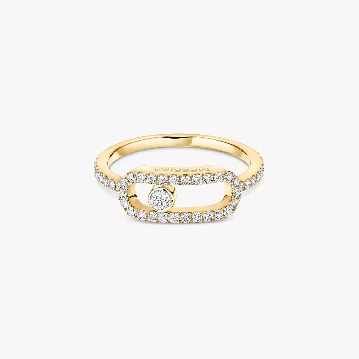 [Mysitc] Move Uno Diamond Ring in Gold