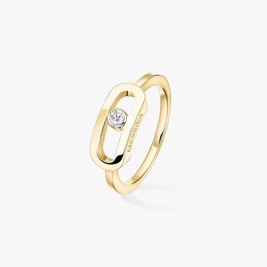 [Mysitc] Move Uno Diamond Ring in Gold