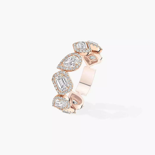 [Mysitc] Diamond Wedding Ring My Twin