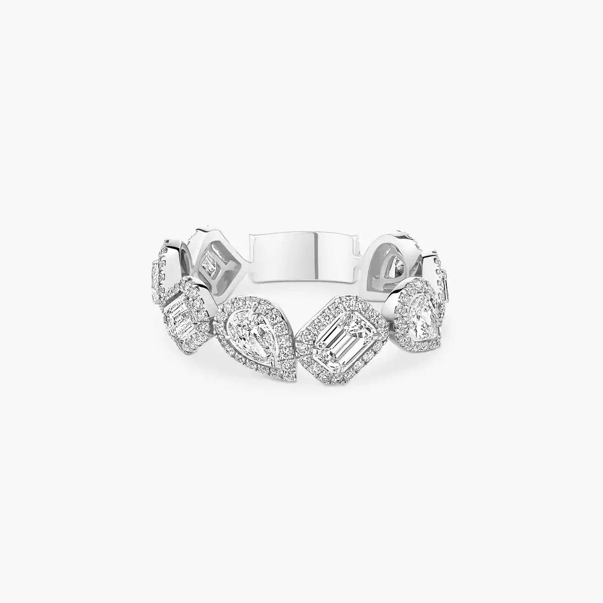 [Mysitc] Diamond Wedding Ring My Twin