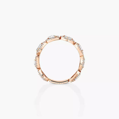 [Mysitc] Diamond Wedding Ring My Twin
