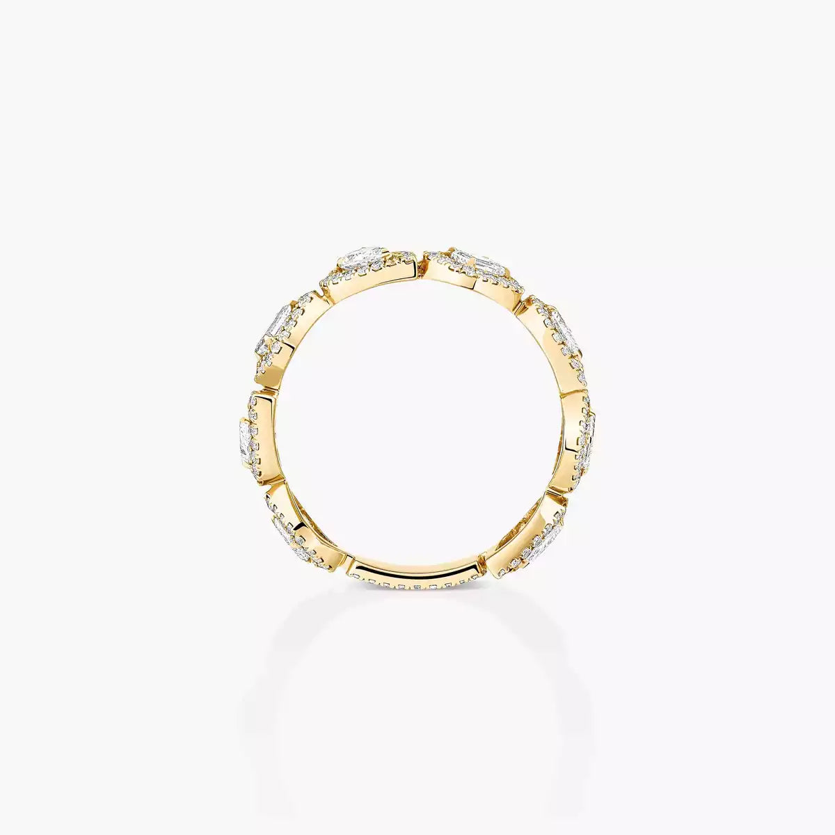 [Mysitc] Diamond Wedding Ring My Twin