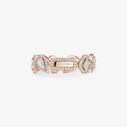 [Mysitc] Diamond Wedding Ring My Twin