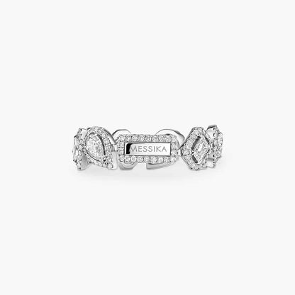 [Mysitc] Diamond Wedding Ring My Twin