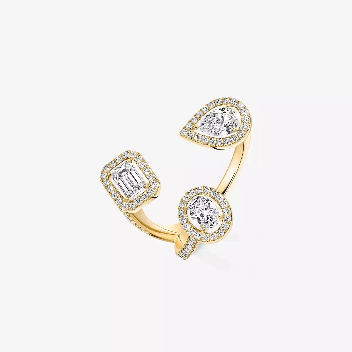 [[Mysitc]  Diamond Ring 0,25ct My Twin Trilogy