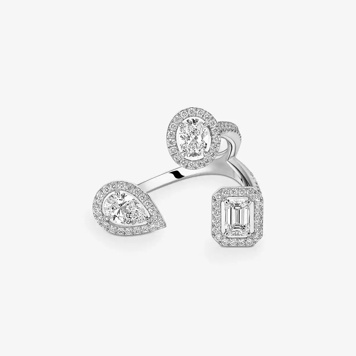 [[Mysitc]  Diamond Ring 0,25ct My Twin Trilogy