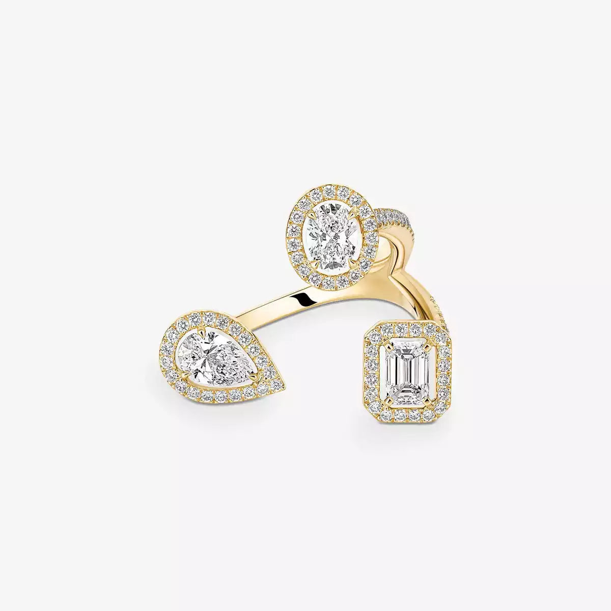 [[Mysitc]  Diamond Ring 0,25ct My Twin Trilogy