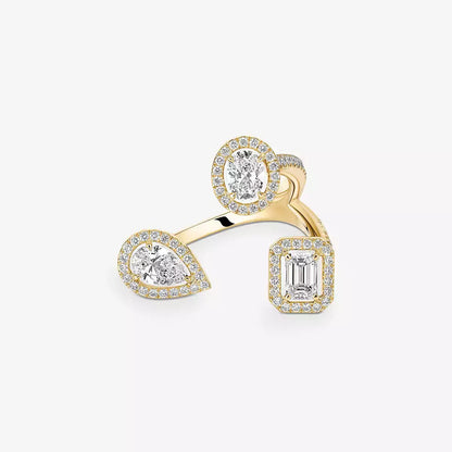 [[Mysitc]  Diamond Ring 0,25ct My Twin Trilogy
