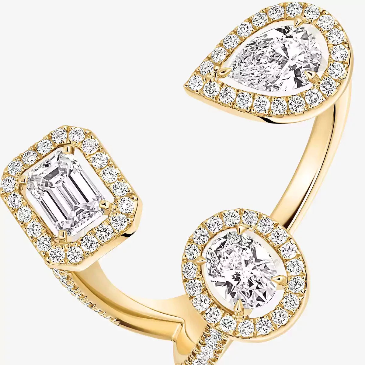 [[Mysitc]  Diamond Ring 0,25ct My Twin Trilogy