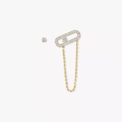 [Mysitc] Move Uno Diamond Earrings