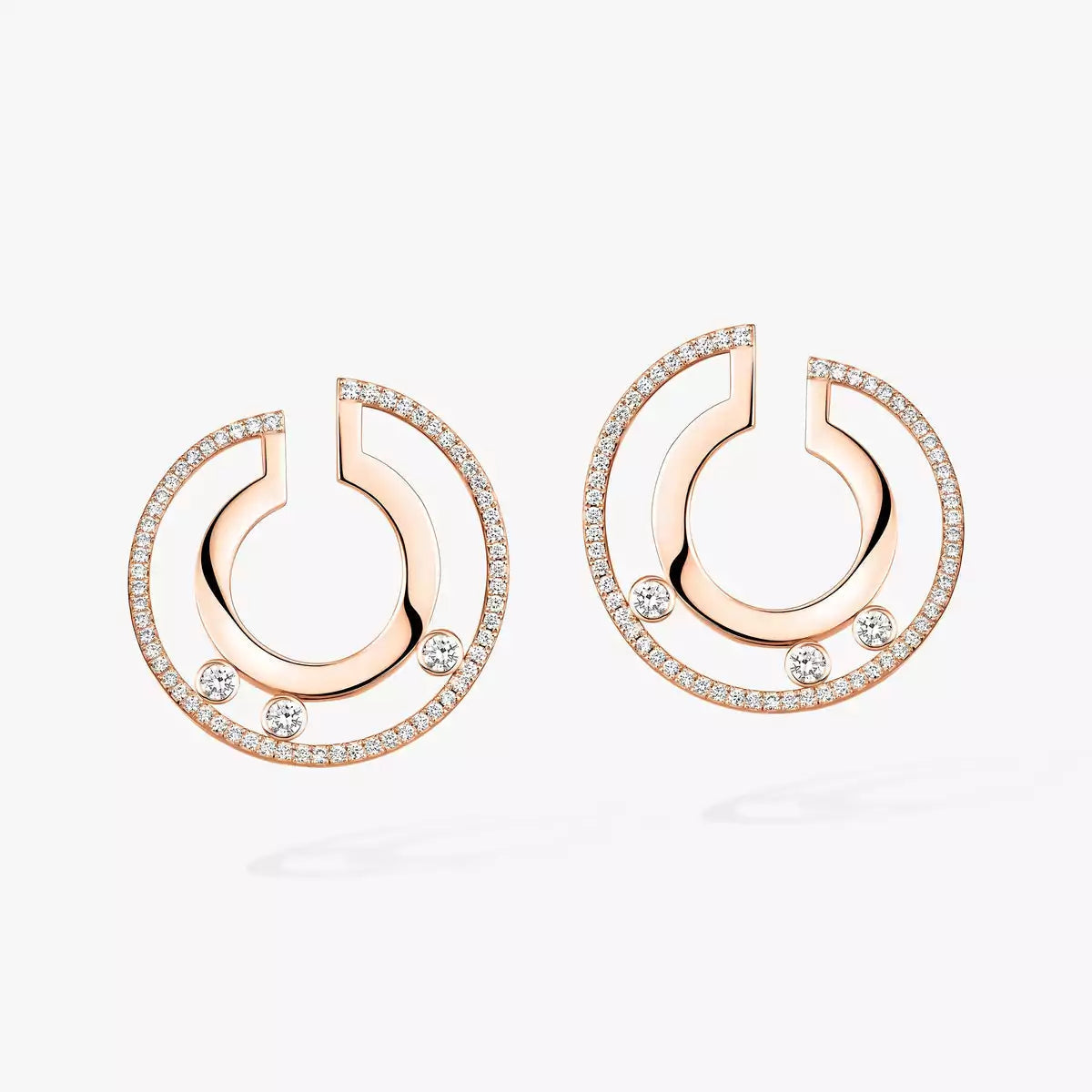 [Mysitc] Move Romane Small Diamond Hoop Earrings