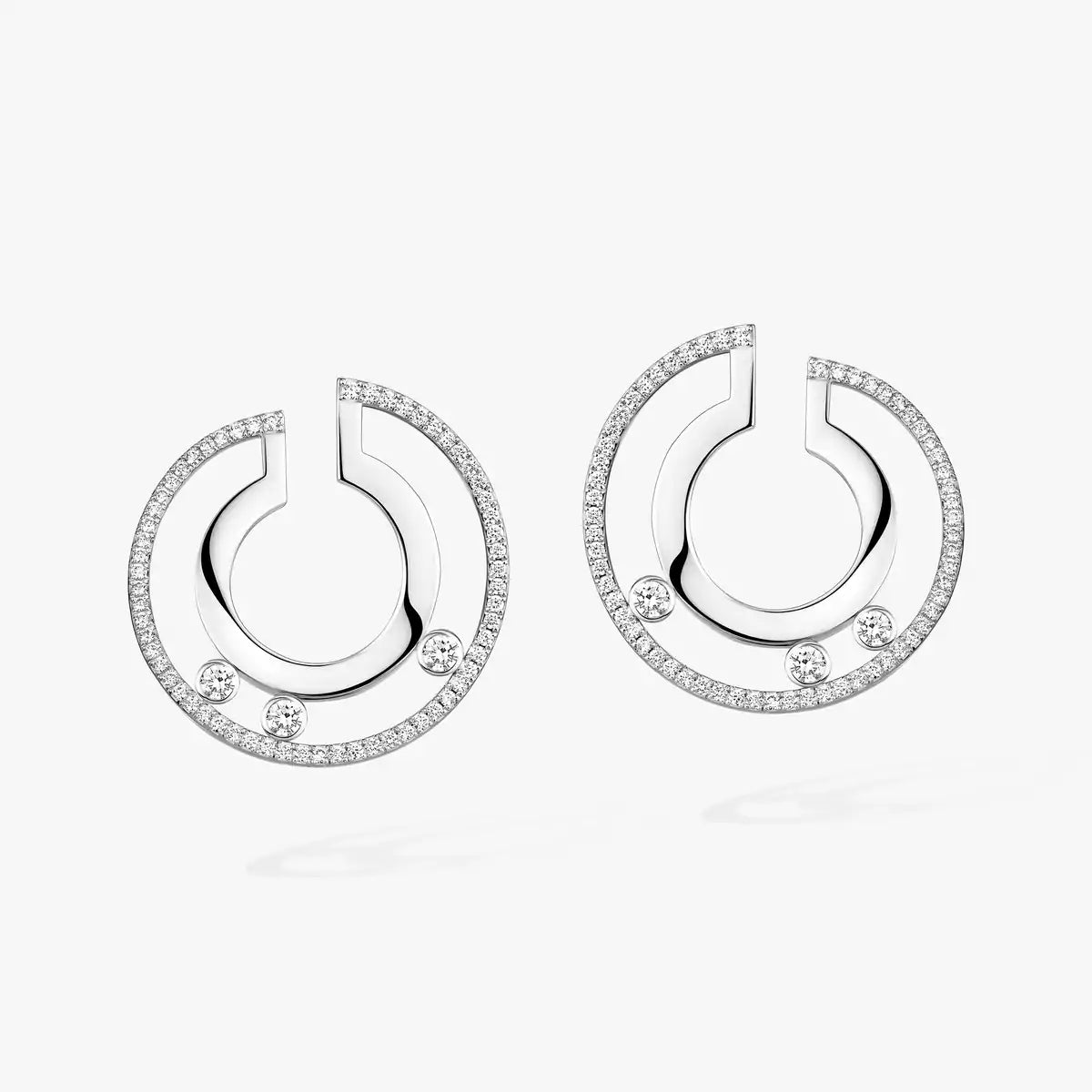 [Mysitc] Move Romane Small Diamond Hoop Earrings