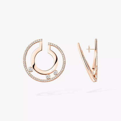 [Mysitc] Move Romane Small Diamond Hoop Earrings