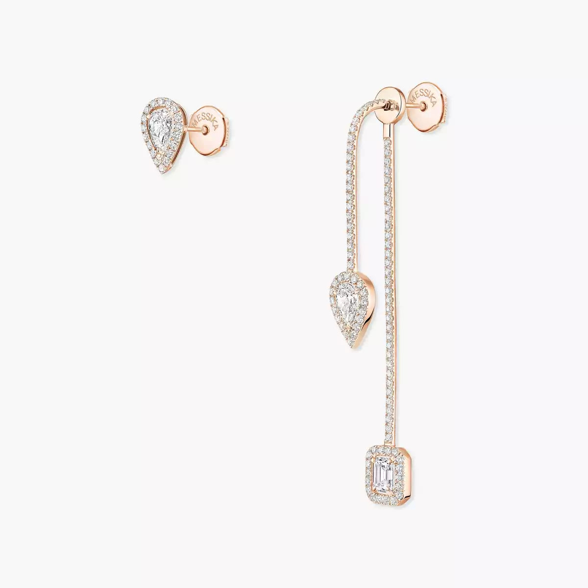 [Mysitc] Diamond Drop Earrings My Twin