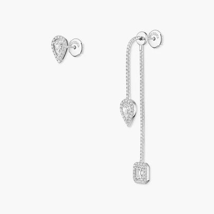 [Mysitc] Diamond Drop Earrings My Twin