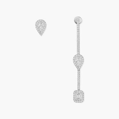 [Mysitc] Diamond Drop Earrings My Twin