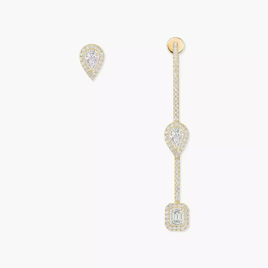 [Mysitc] Diamond Drop Earrings My Twin