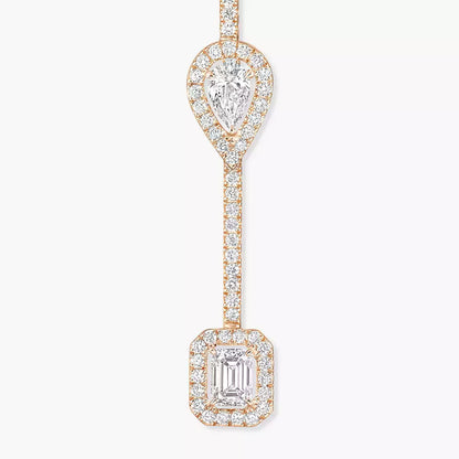 [Mysitc] Diamond Drop Earrings My Twin