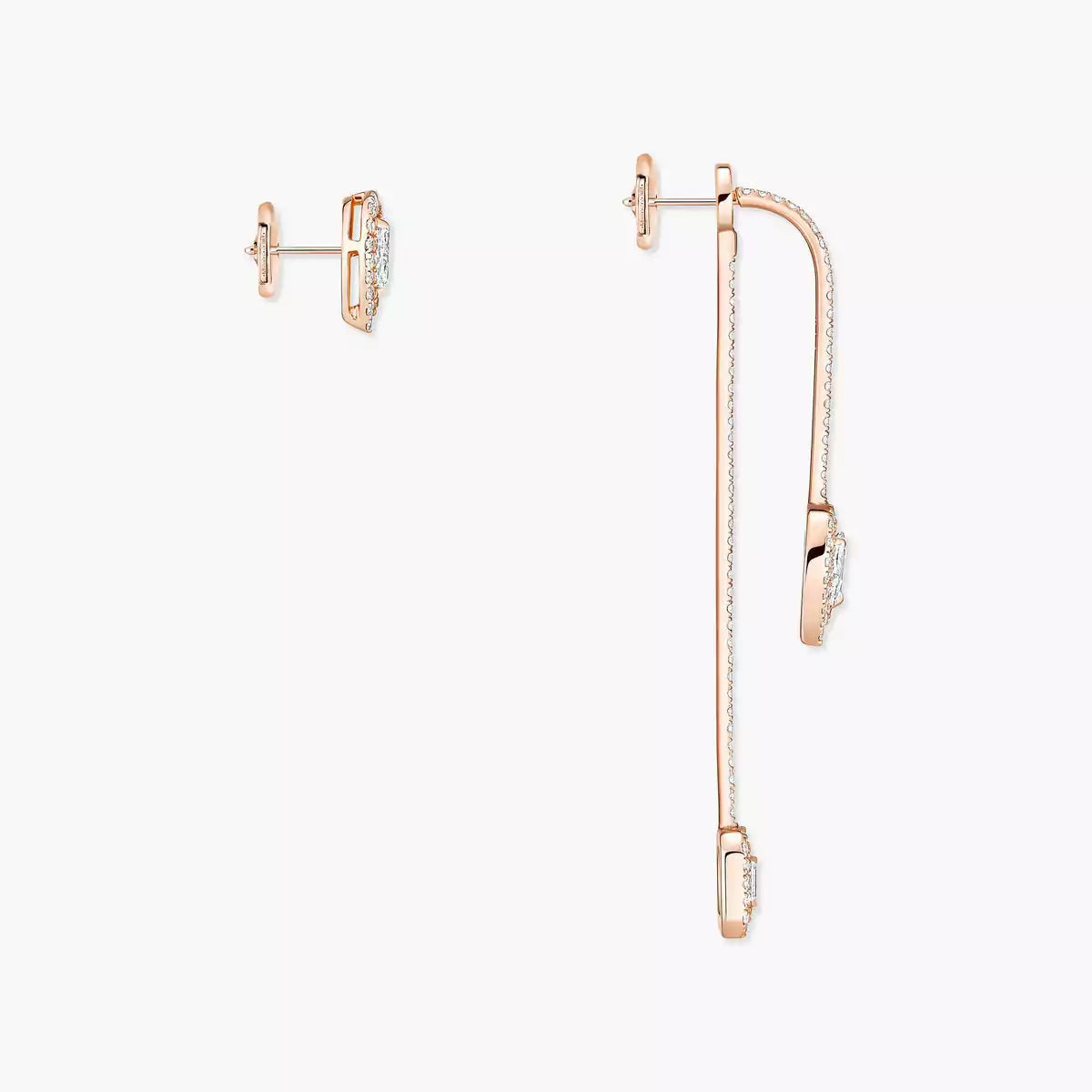 [Mysitc] Diamond Drop Earrings My Twin