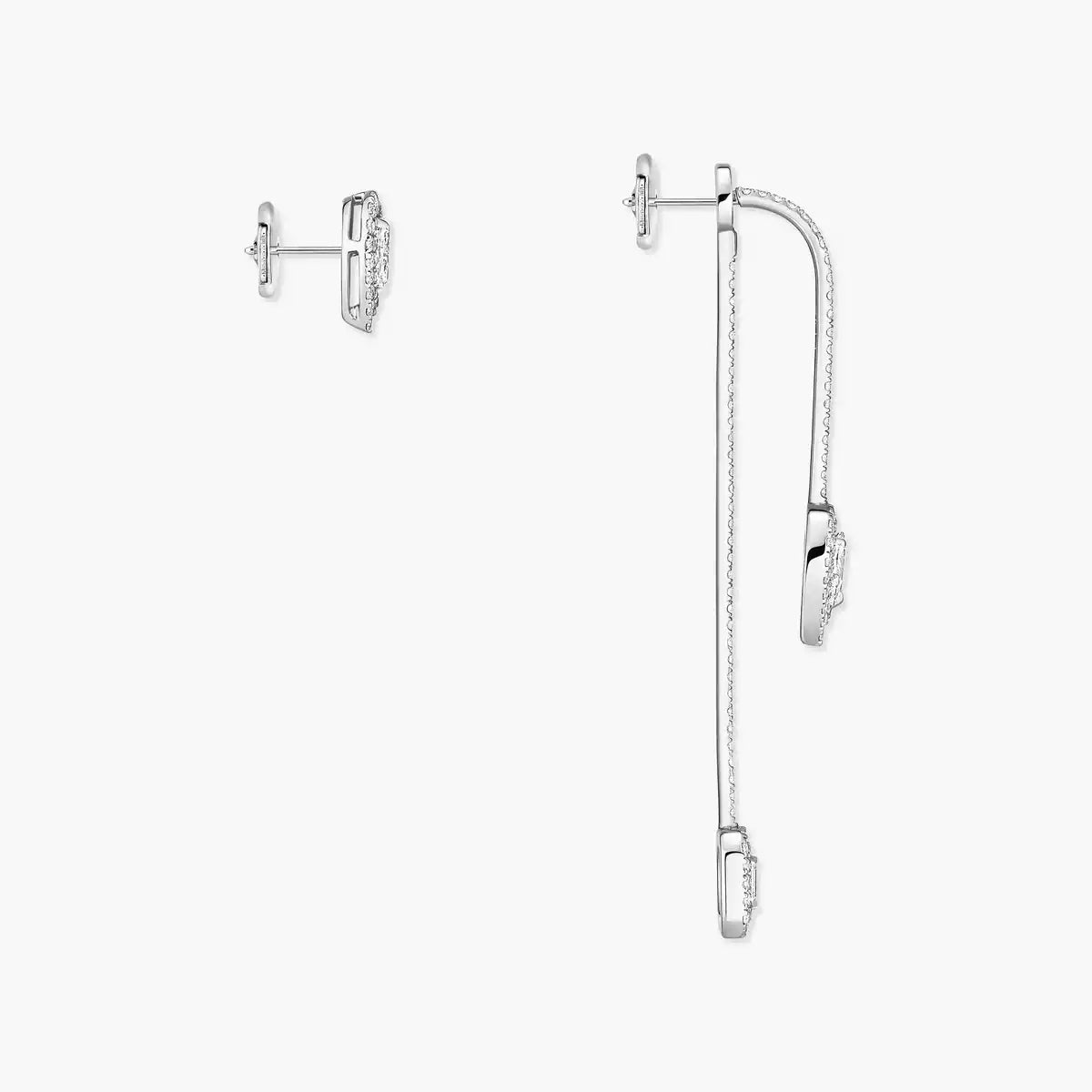 [Mysitc] Diamond Drop Earrings My Twin