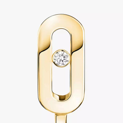 [Mysitc] Diamond Mini Hoop Earrings Move Classique